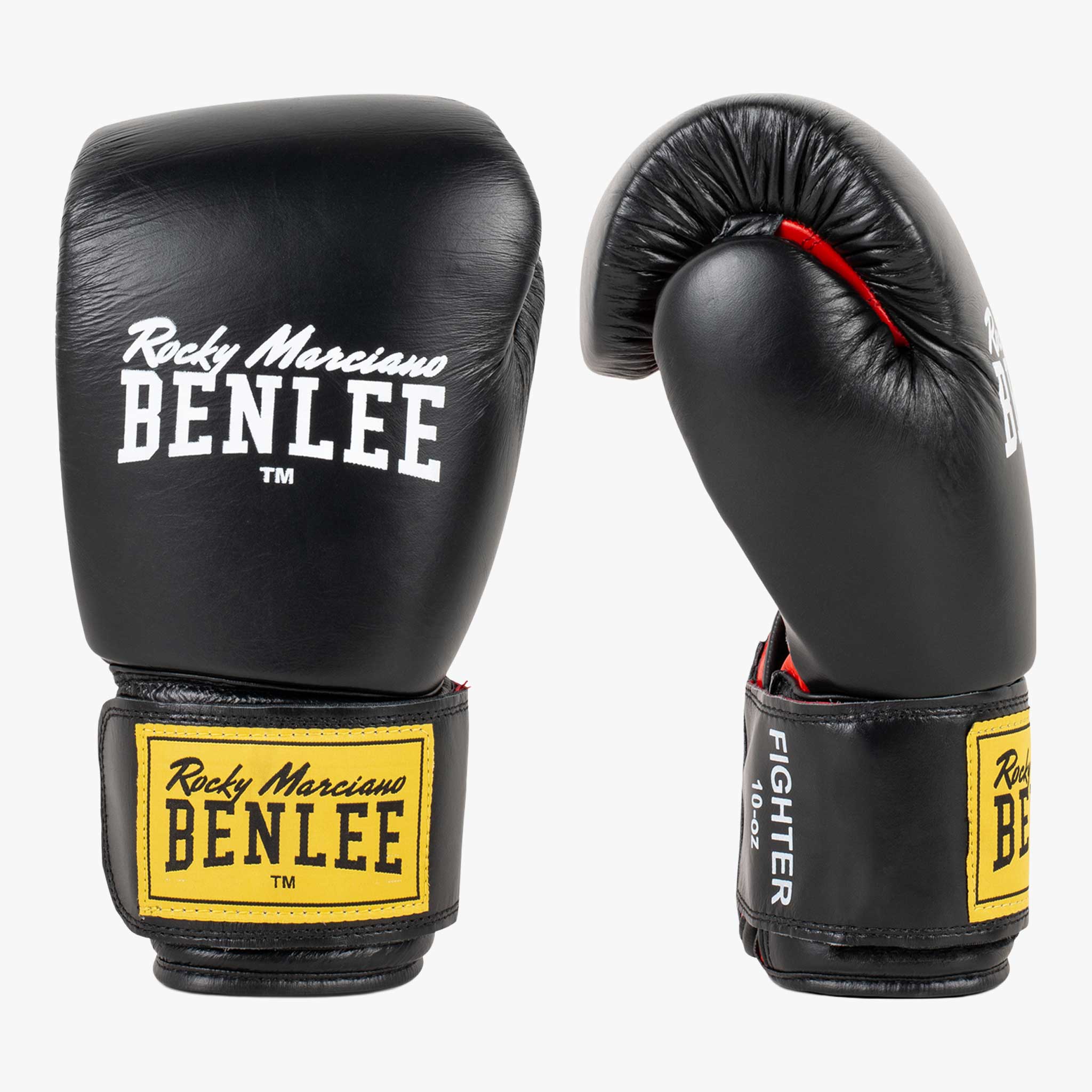 BENLEE Boxhandschuhe, Fighter Schwarz / Rot