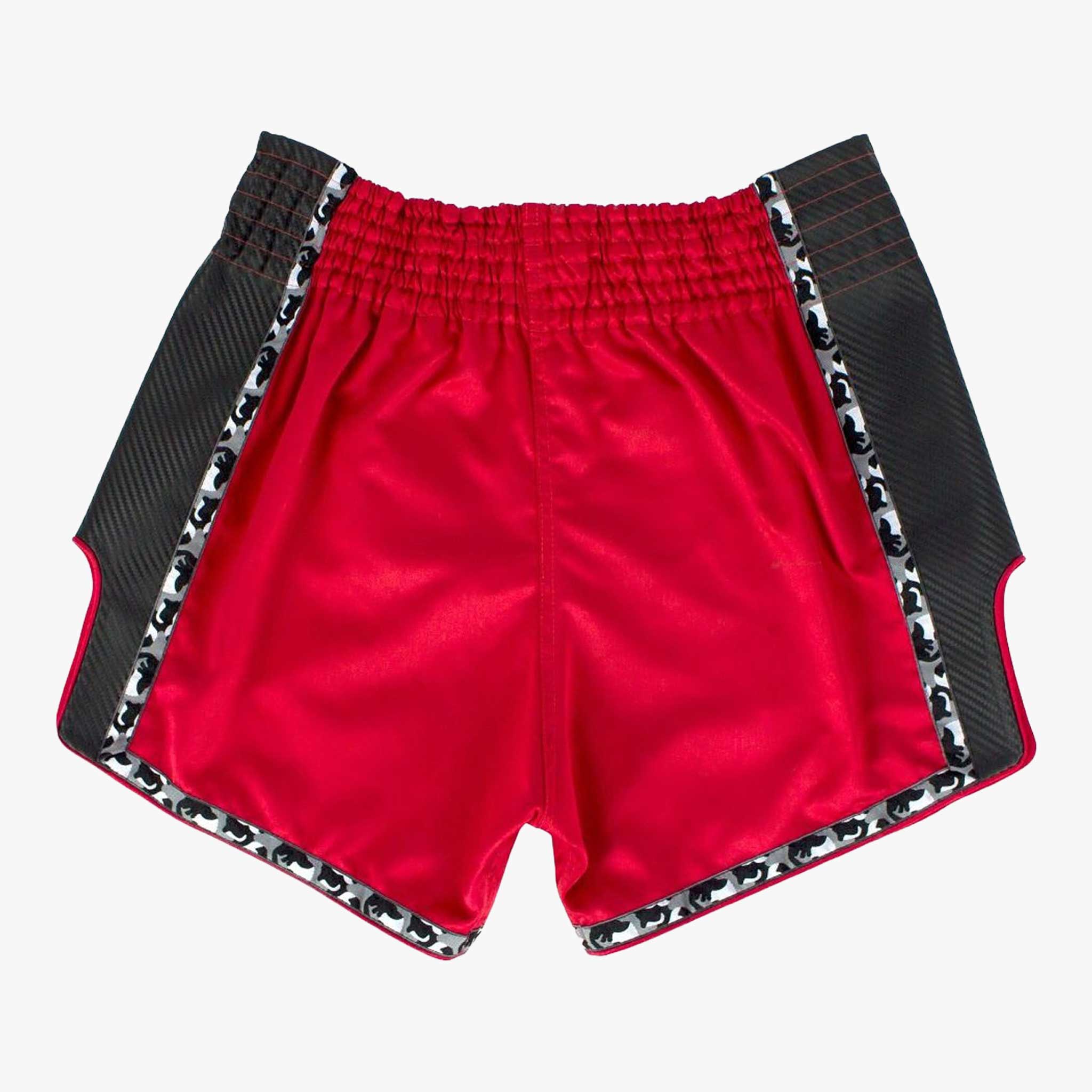 FAIRTEX Muay Thai Shorts, BS1703 in Red/Black Satin