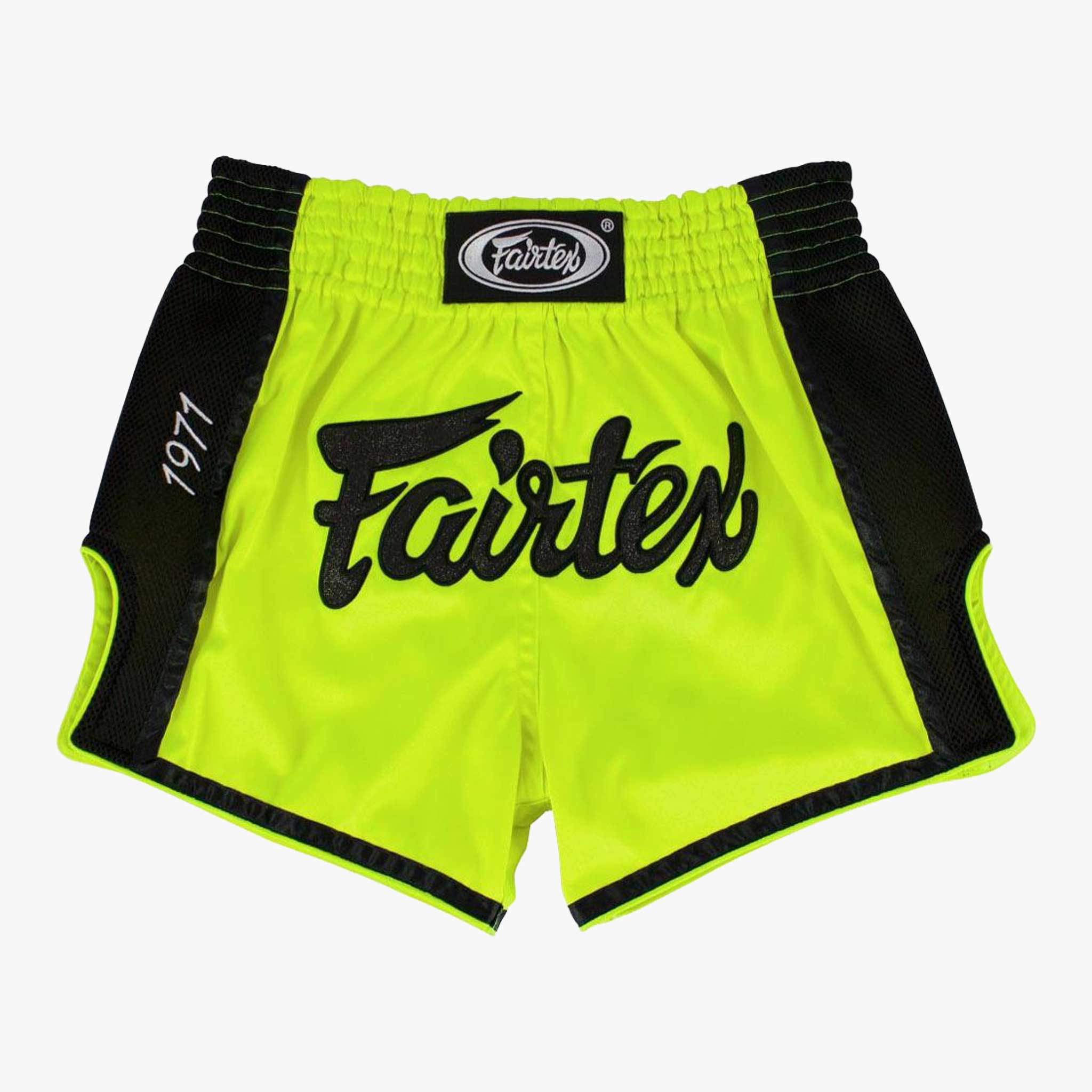 FAIRTEX Muay Thai Shorts, BS1706 in Neon Satin
