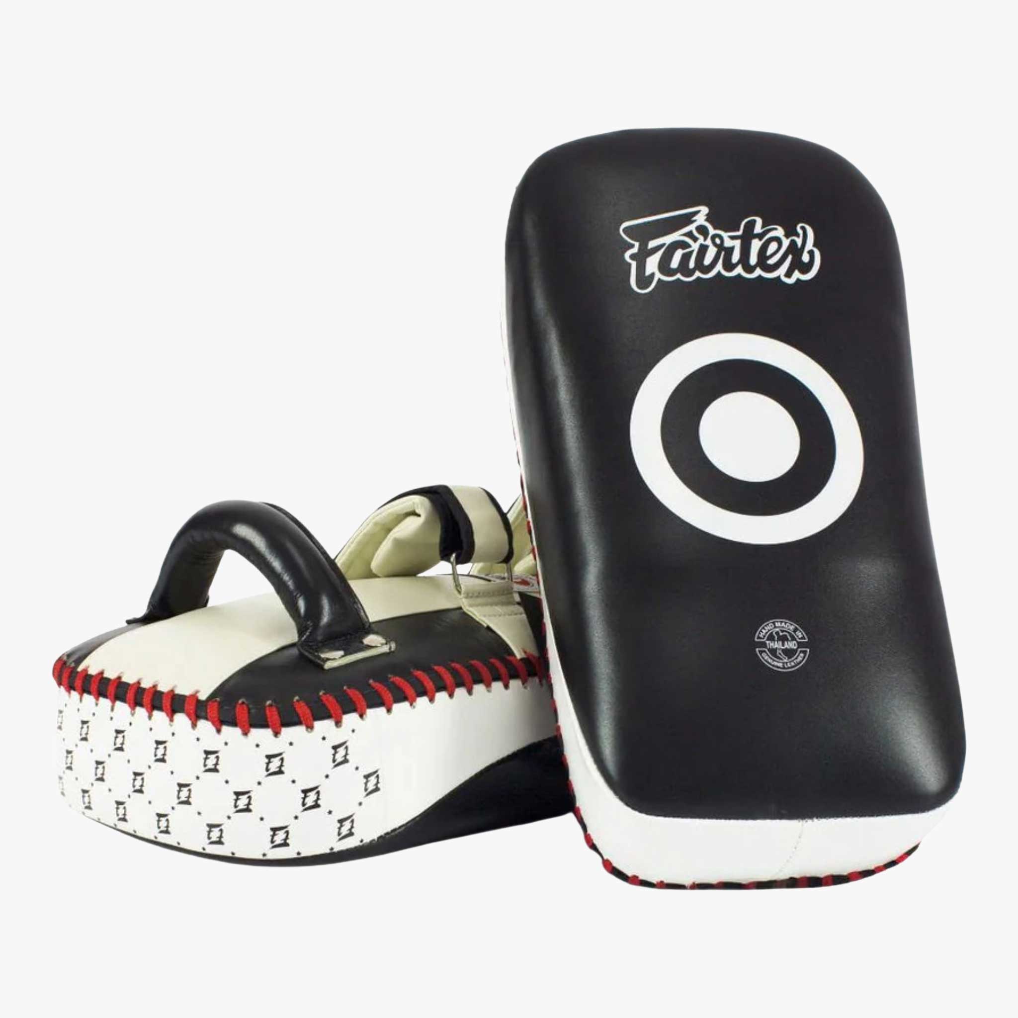 FAIRTEX Kickpratzen, KPLC2 in Schwarz / Weiß