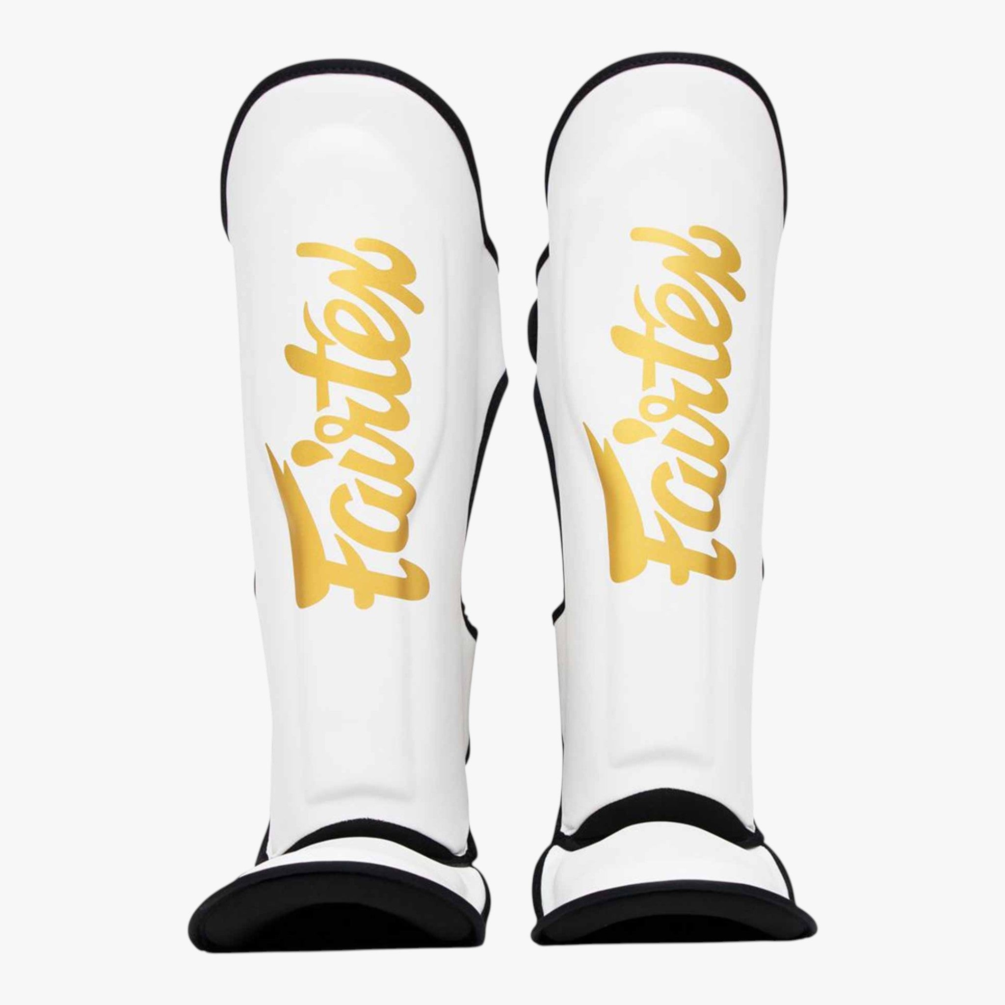 FAIRTEX X BOOSTER Schienbeinschoner in Weiß / Gold
