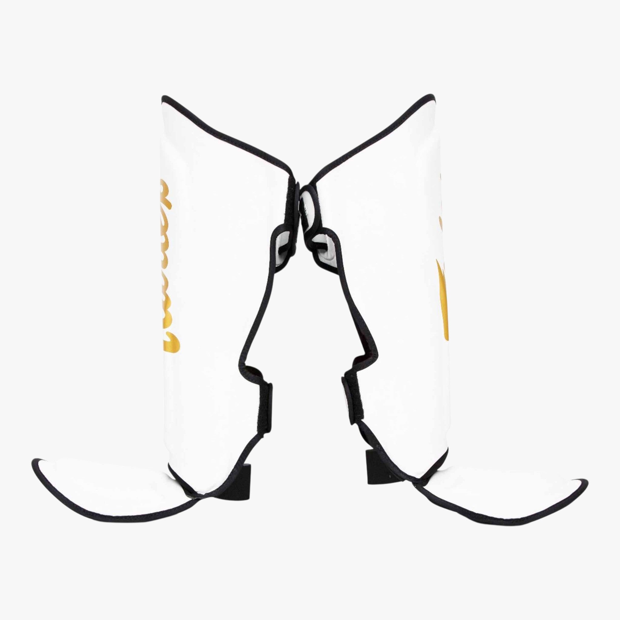 FAIRTEX X BOOSTER Schienbeinschoner in Weiß / Gold