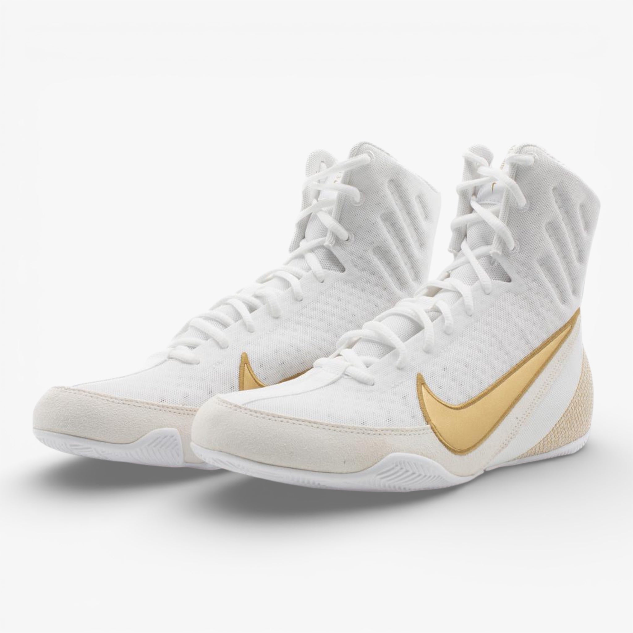 NIKE Boxschuhe, Machomai 3 in Weiß / Gold