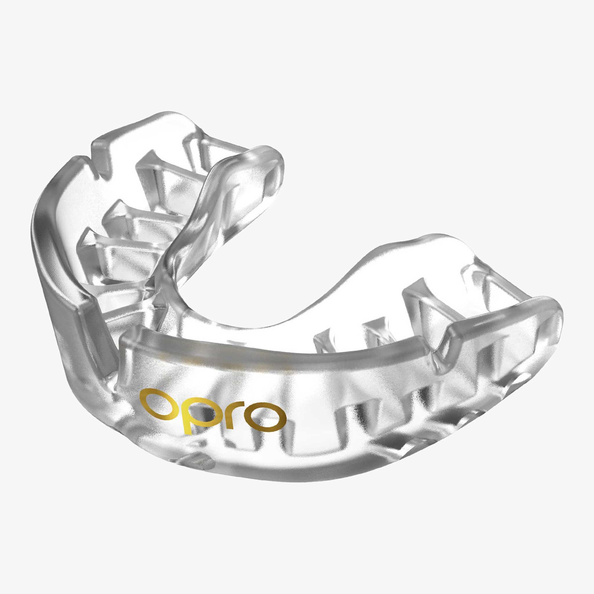 OPRO Mundschutz, Gold in Transparent