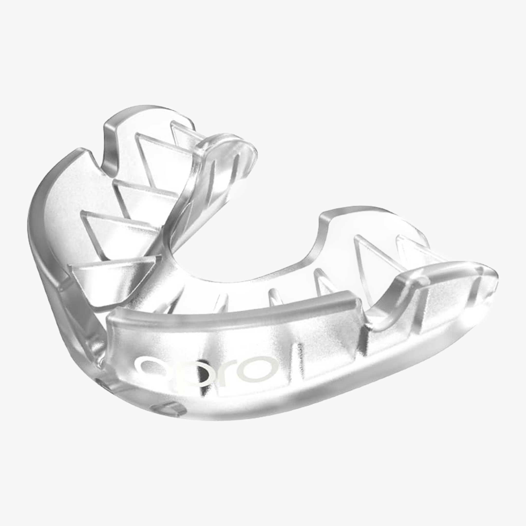 OPRO Mundschutz, Silver in Transparent