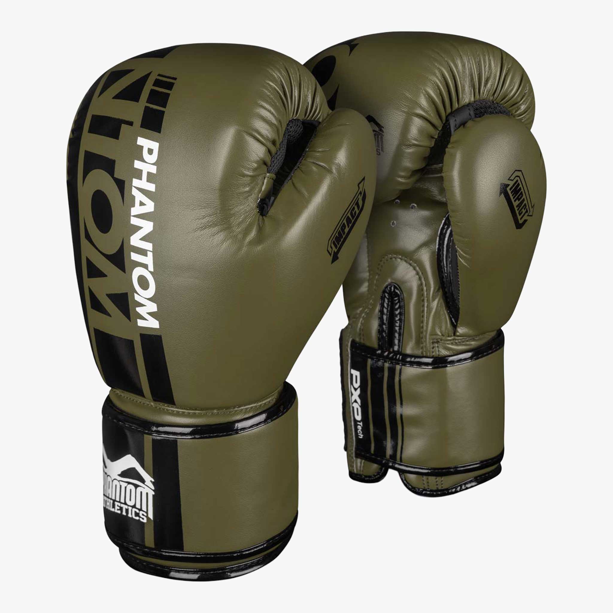 PHANTOM ATHLETICS Boxhandschuhe, APEX Army Green / 16 oz