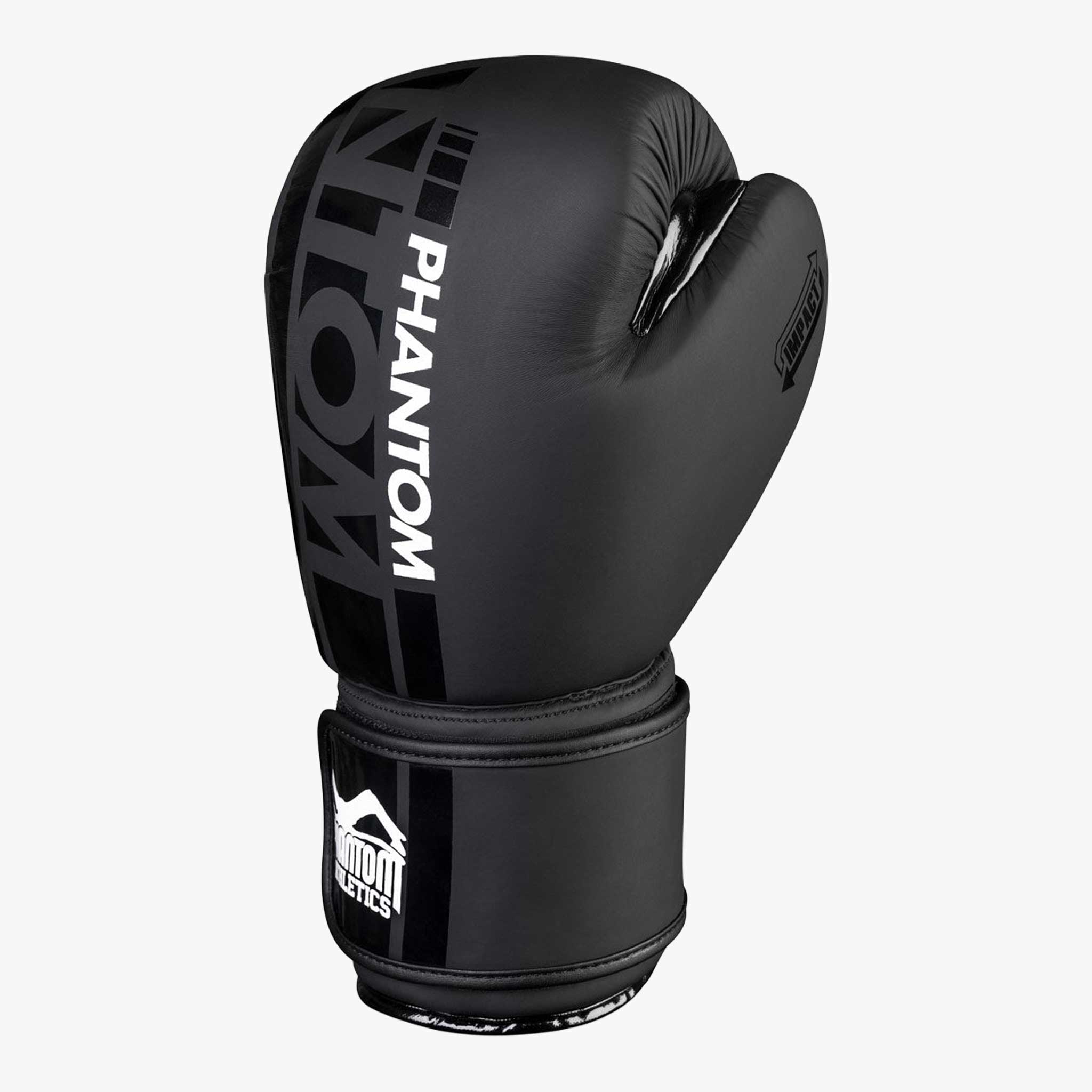 PHANTOM ATHLETICS Boxhandschuhe, APEX Schwarz / 16 oz
