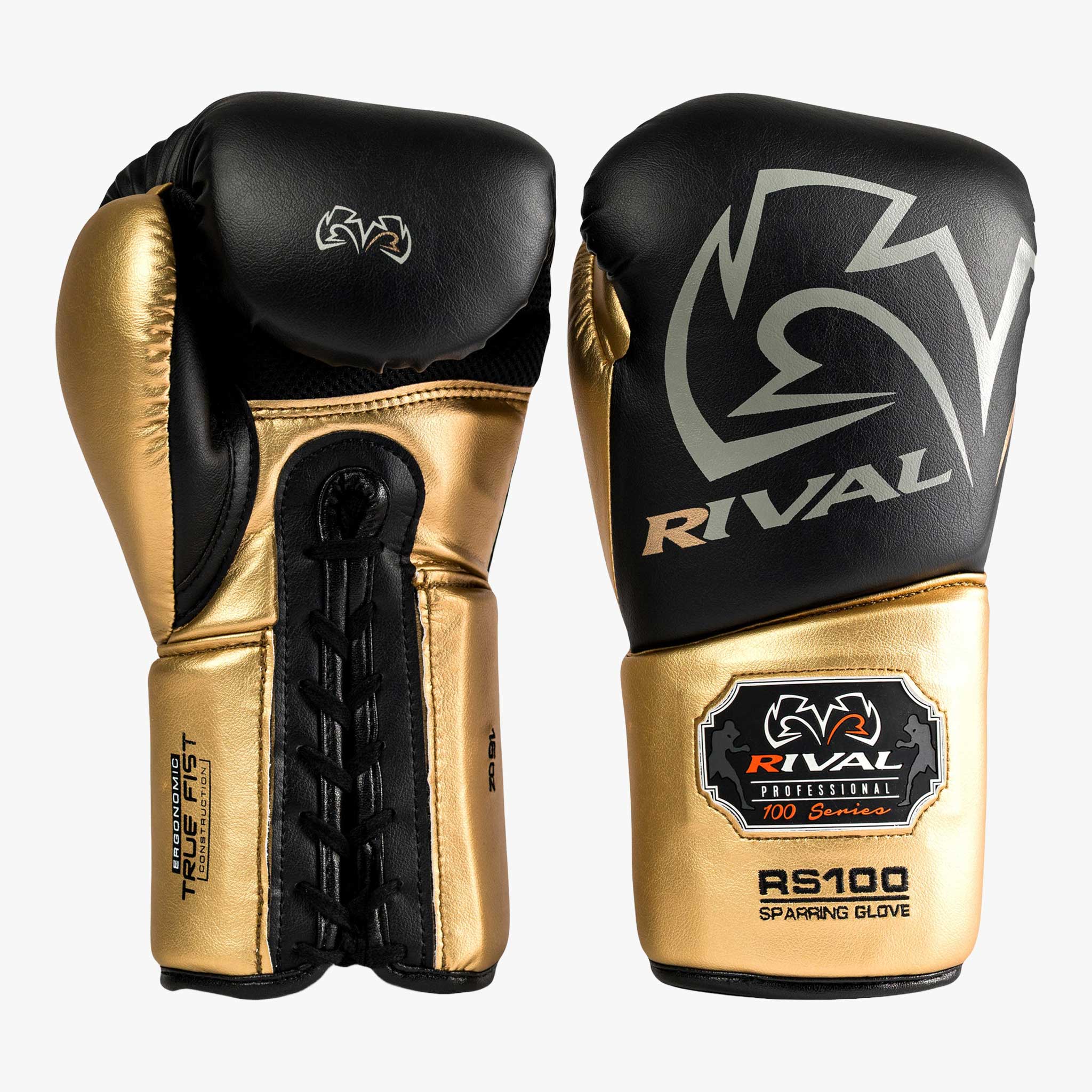 RIVAL Boxhandschuhe, RS100 in Schwarz / Gold