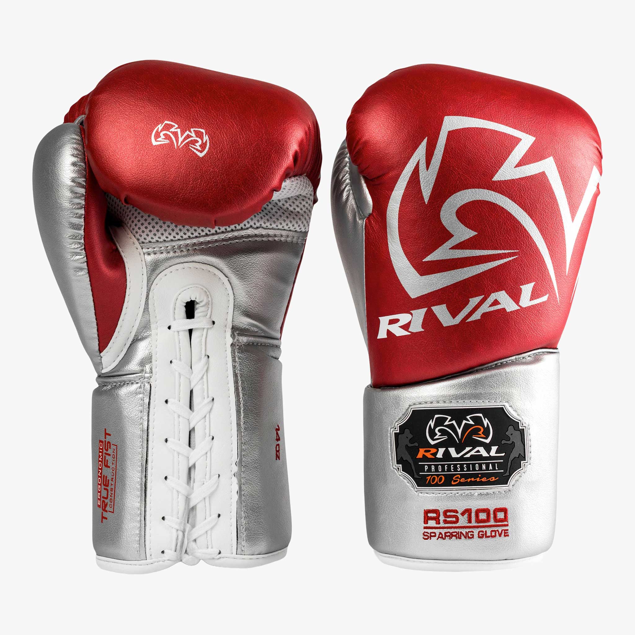 RIVAL Boxhandschuhe, RS100 in Rot / Silber