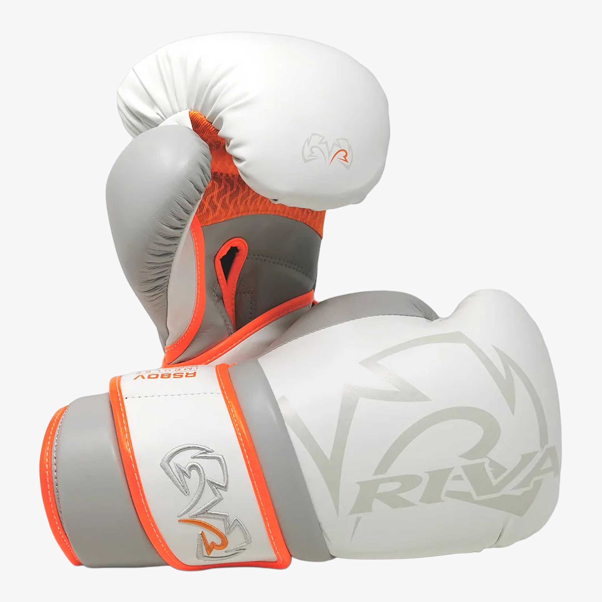 RIVAL Boxhandschuhe, RS80V in Weiß / Orange