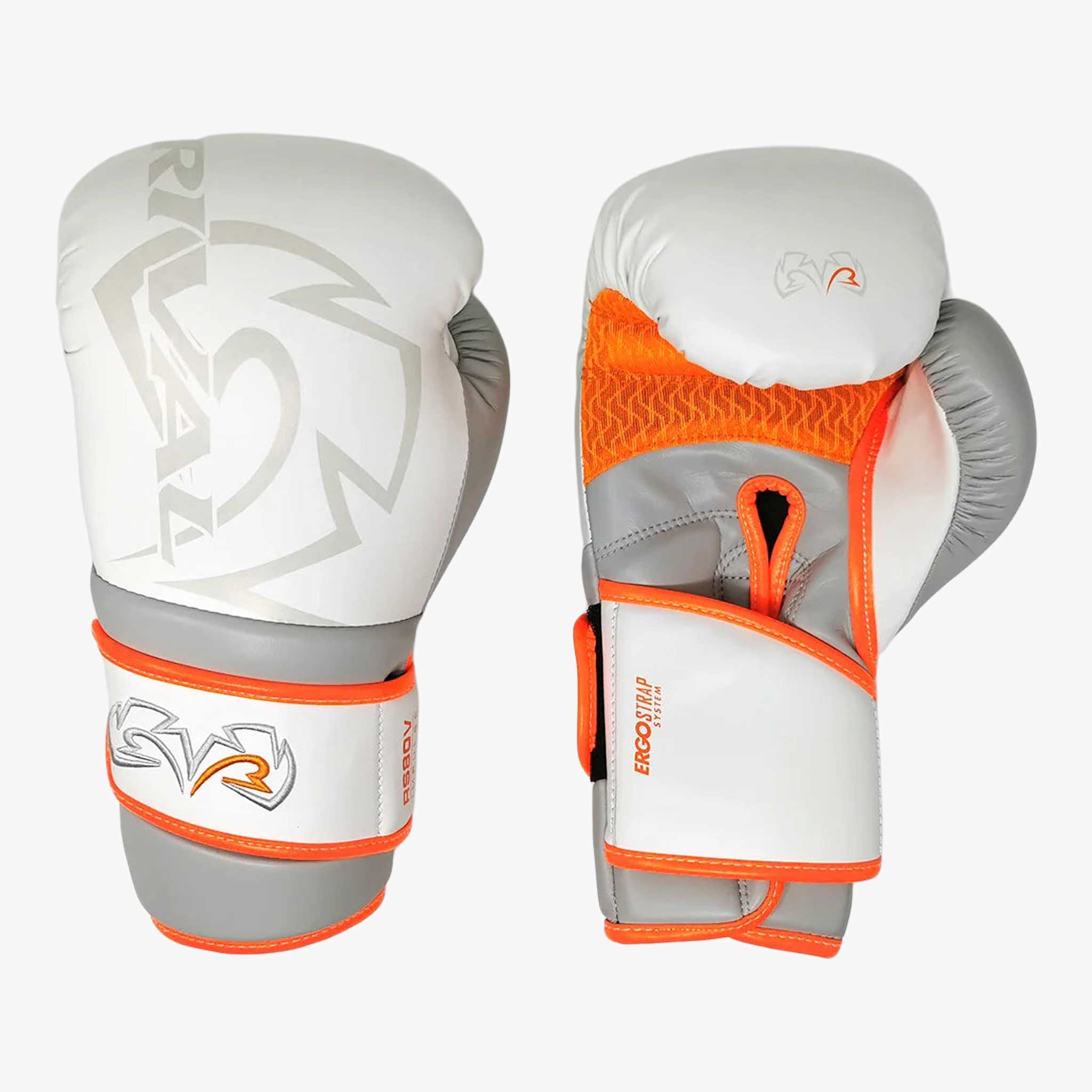 RIVAL Boxhandschuhe, RS80V in Weiß / Orange