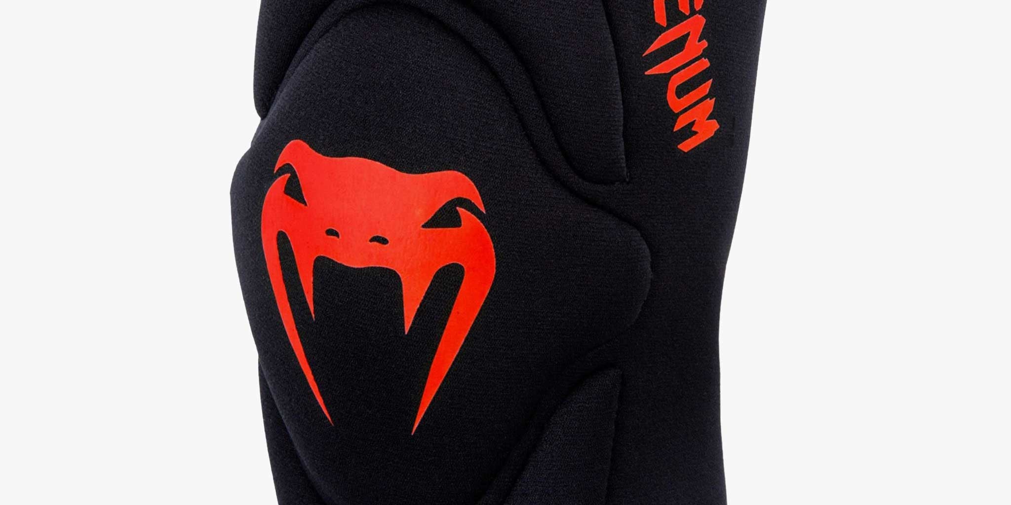 VENUM Knieschoner, Gel Kontact in Schwarz / Rot