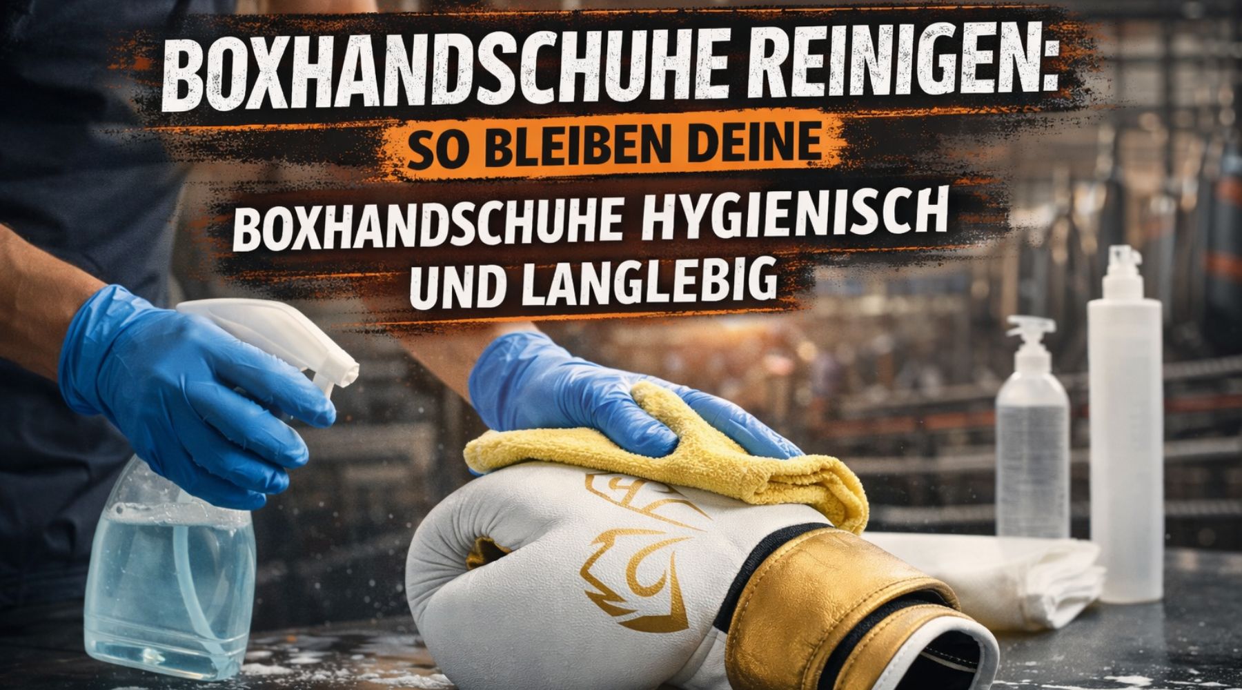 Boxhandschuhe reinigen