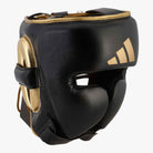 ADIDAS Kopfschutz, adiStar Pro in Schwarz / Gold