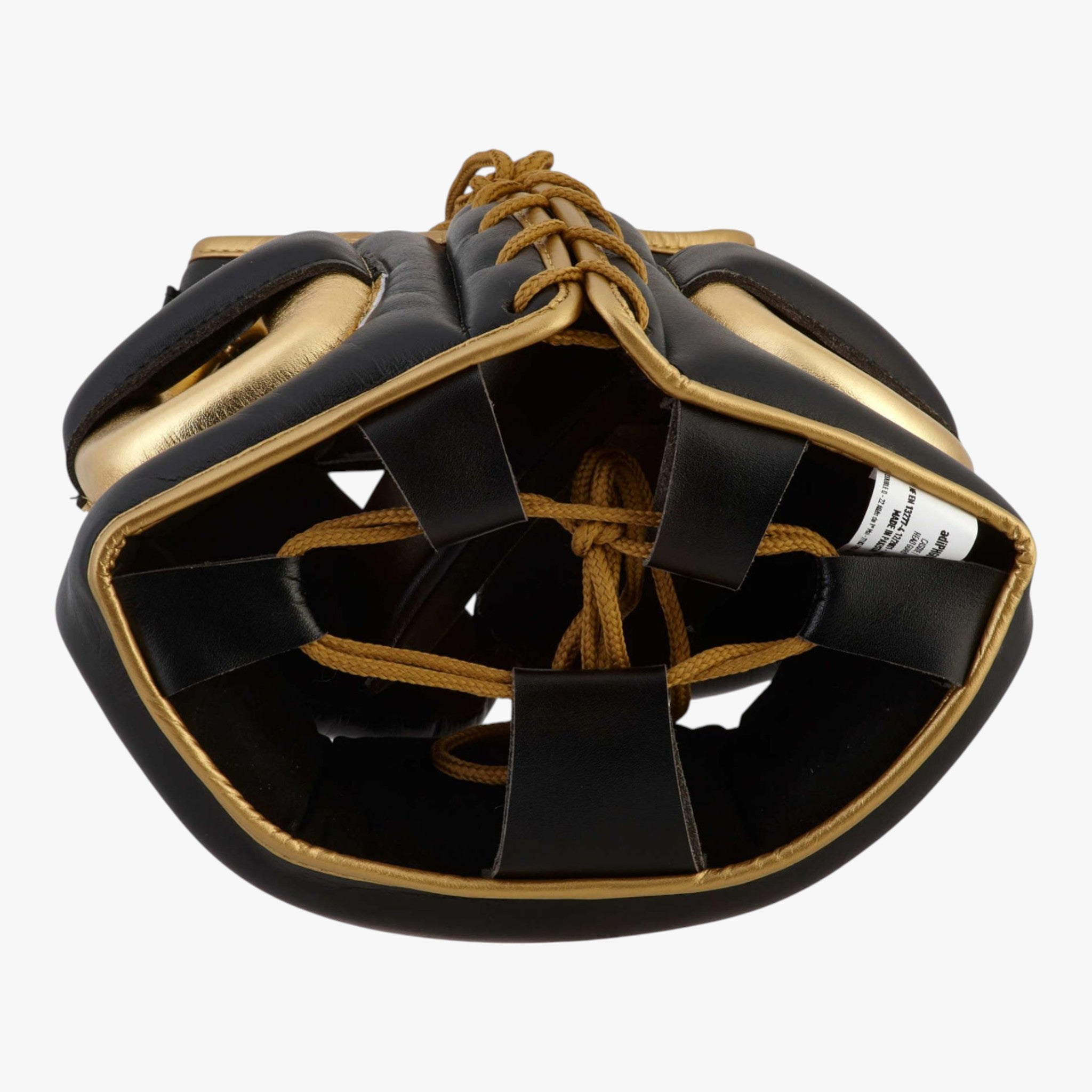 ADIDAS Kopfschutz, adiStar Pro in Schwarz / Gold