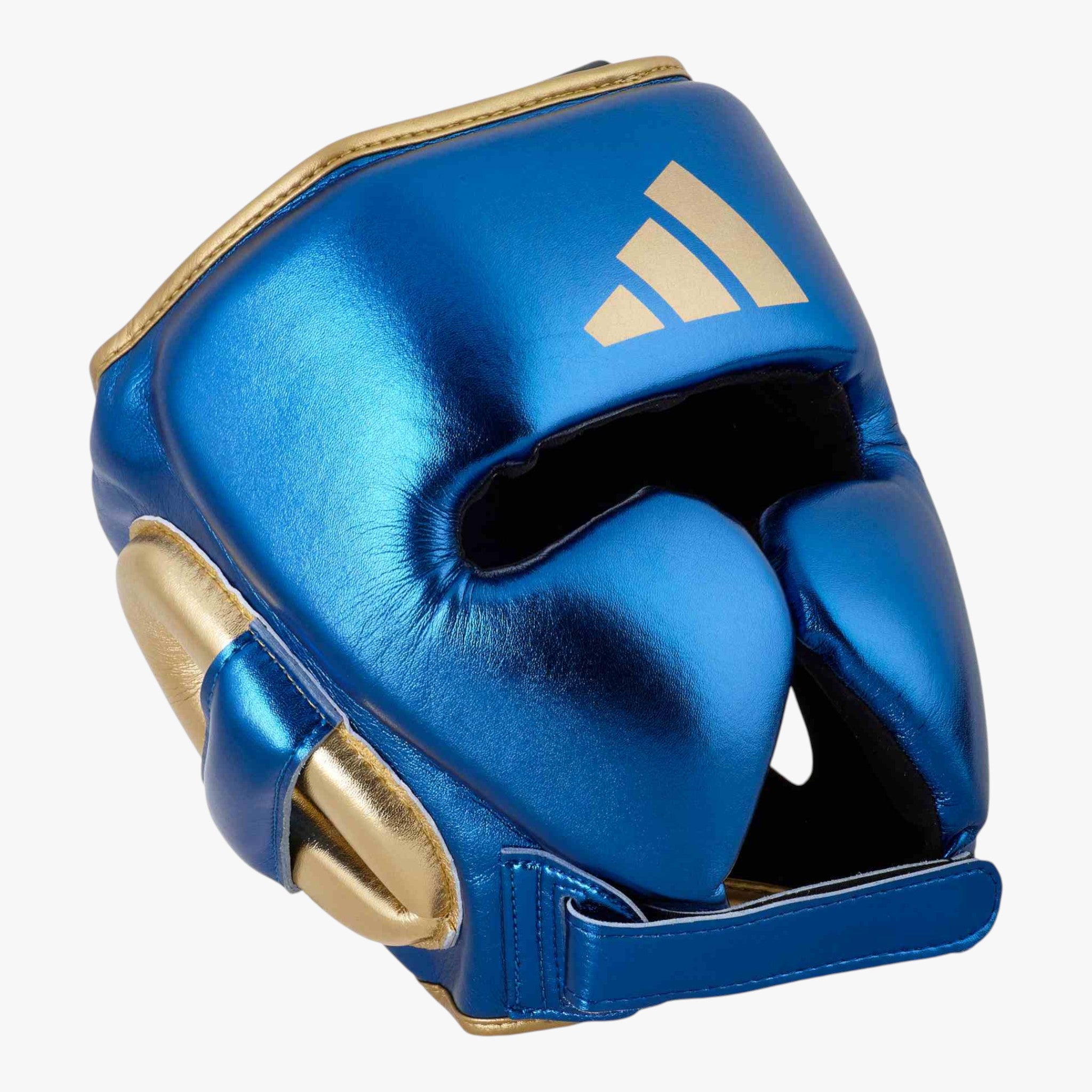 ADIDAS Kopfschutz, adiStar Pro in Blau / Gold