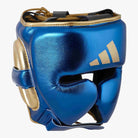 ADIDAS Kopfschutz, adiStar Pro in Blau / Gold