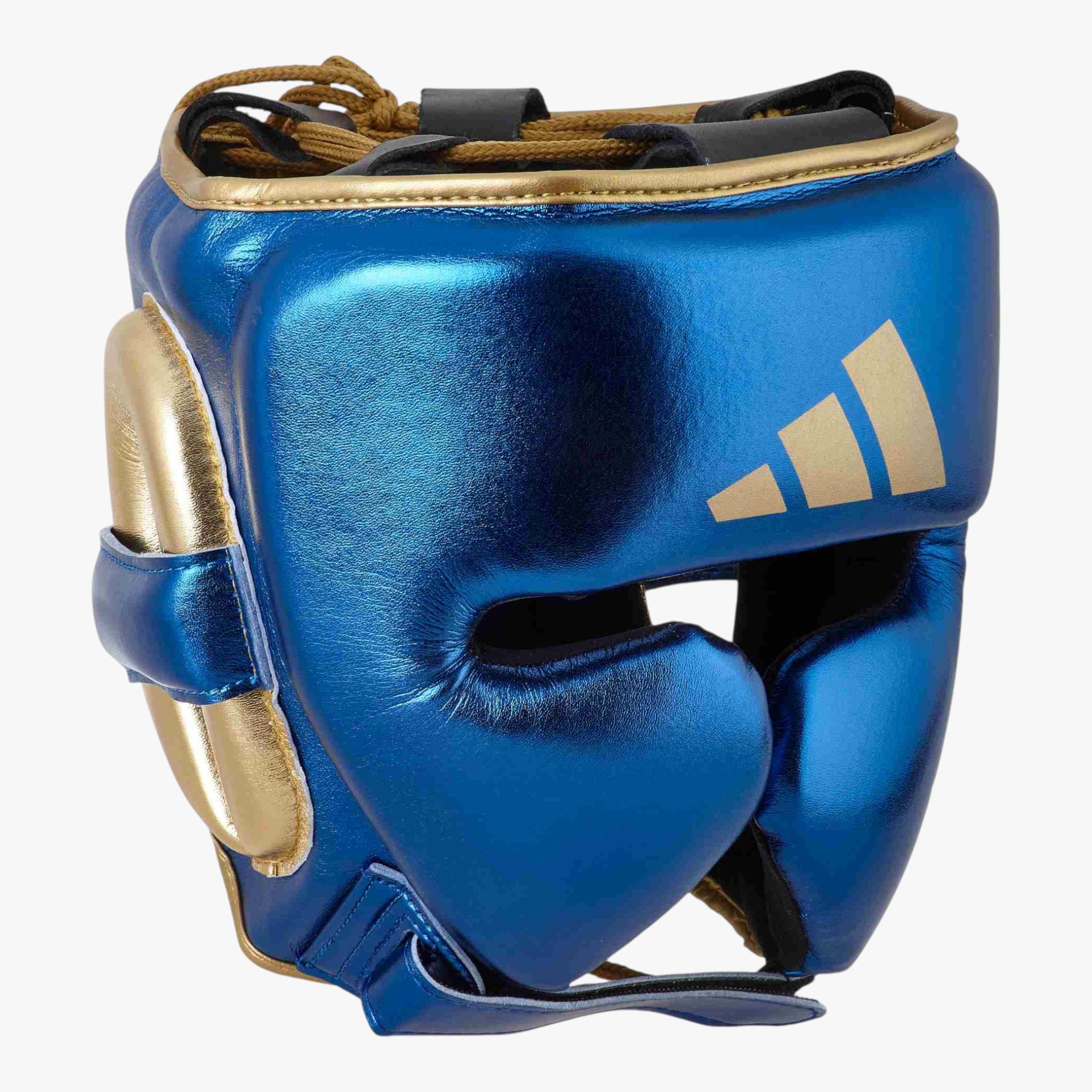 ADIDAS Kopfschutz, adiStar Pro in Blau / Gold