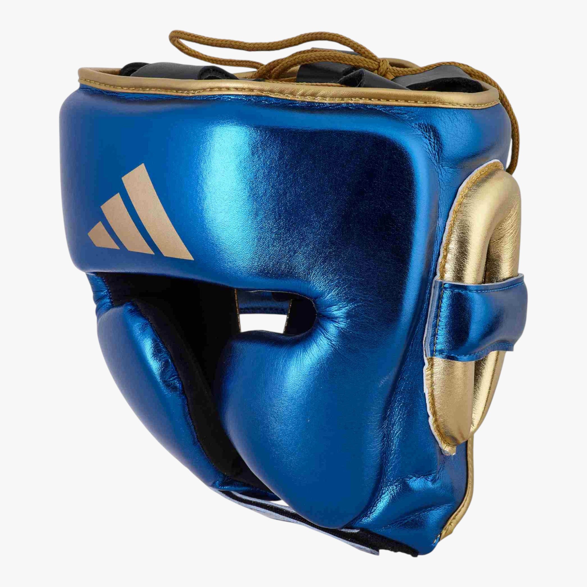ADIDAS Kopfschutz, adiStar Pro in Blau / Gold