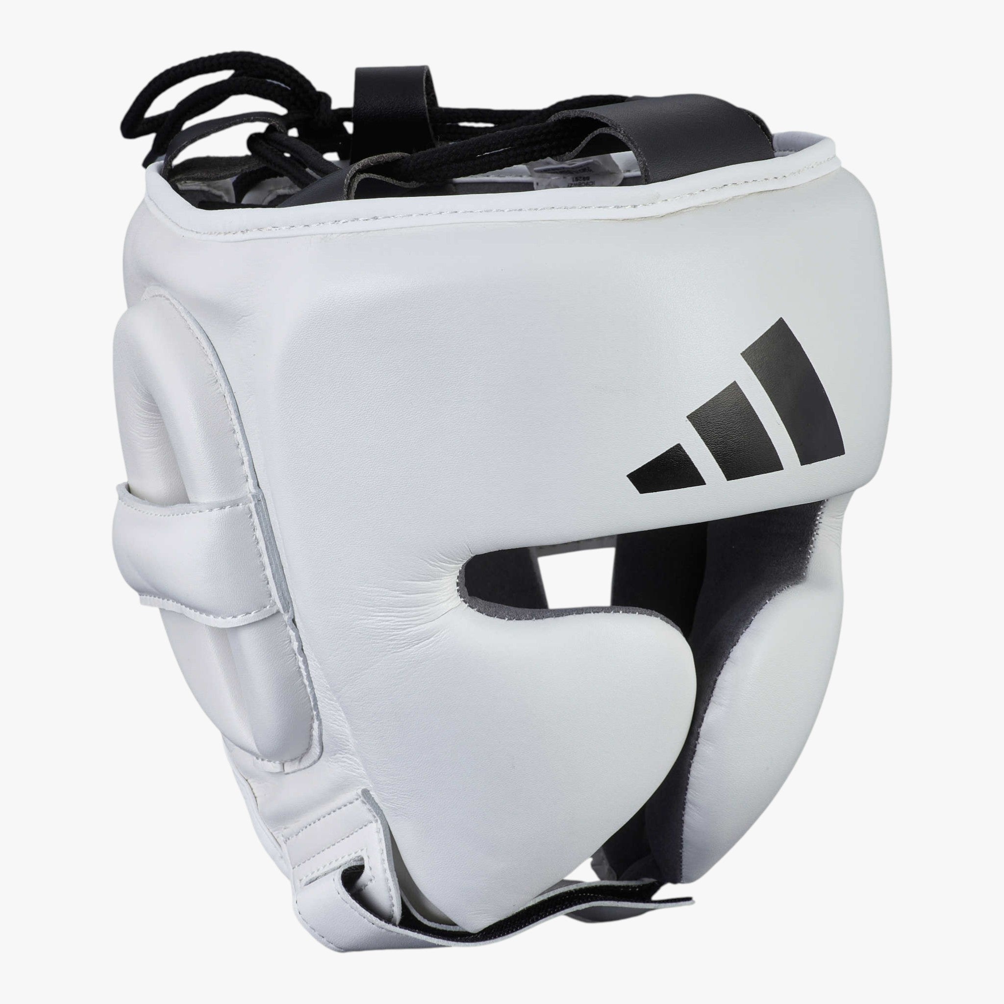 ADIDAS Kopfschutz, adiStar Pro in Weiß / Gold