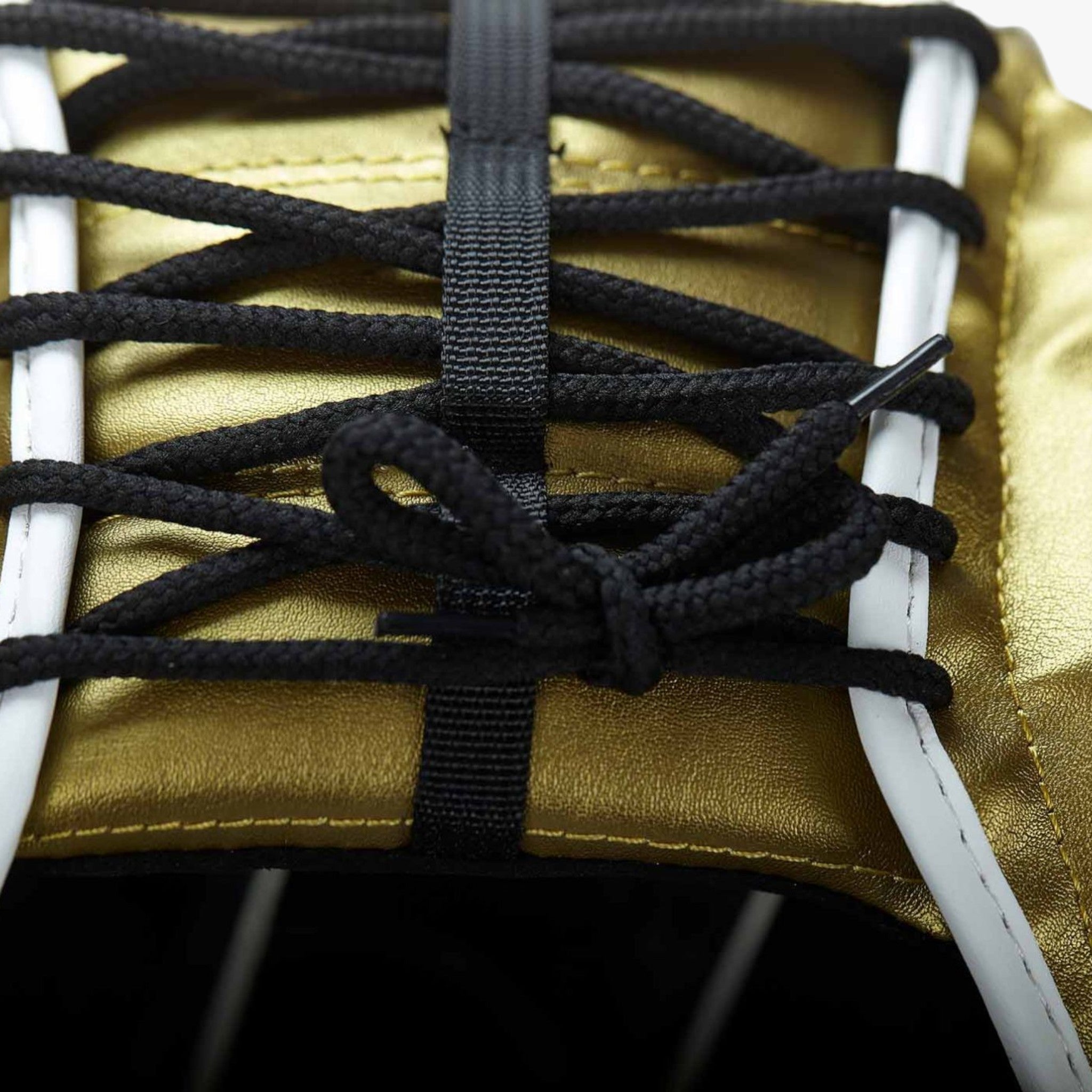 ADIDAS Kopfschutz, Speed Pro in Weiß / Gold