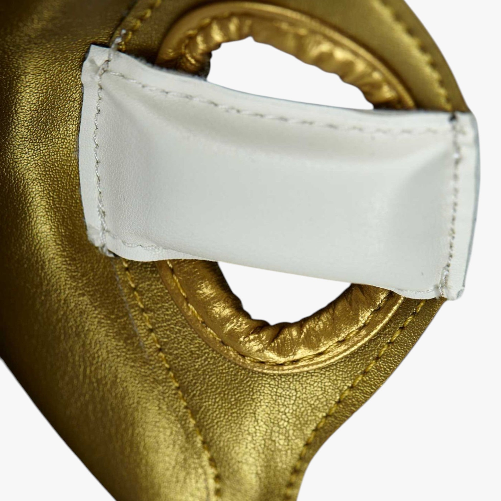 ADIDAS Kopfschutz, Speed Pro in Weiß / Gold