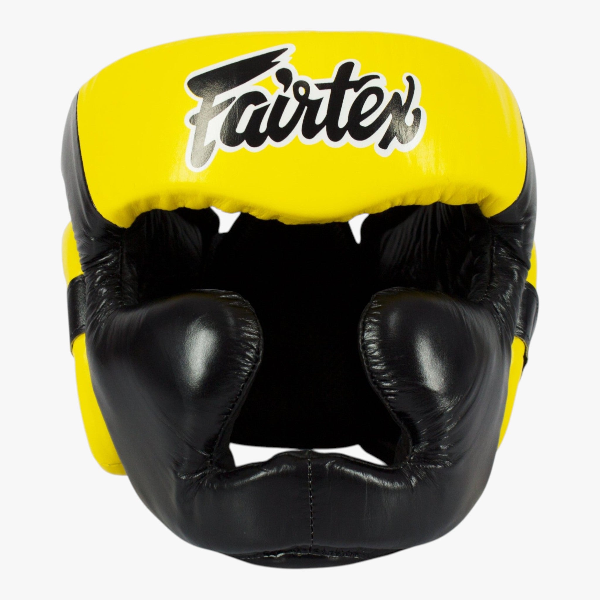 FAIRTEX Kopfschutz, HG13 in Schwarz / Gelb