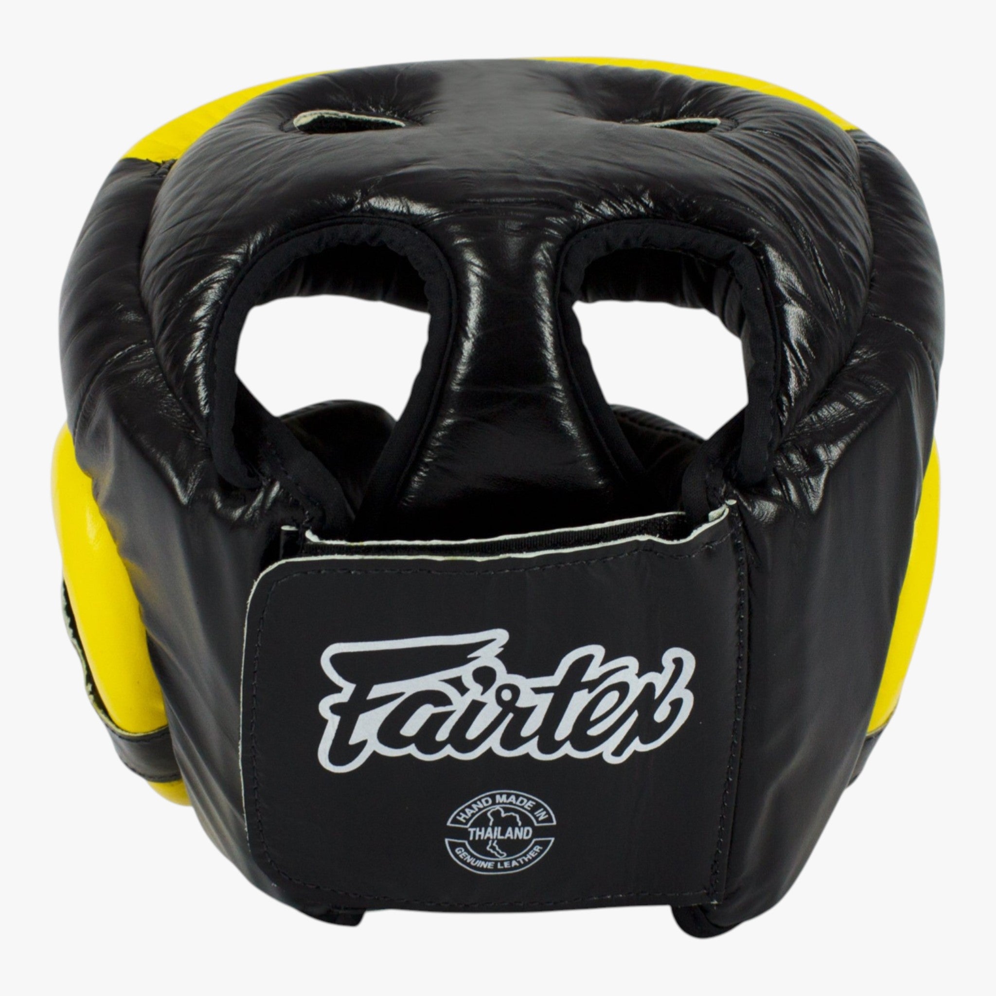 FAIRTEX Kopfschutz, HG13 in Schwarz / Gelb