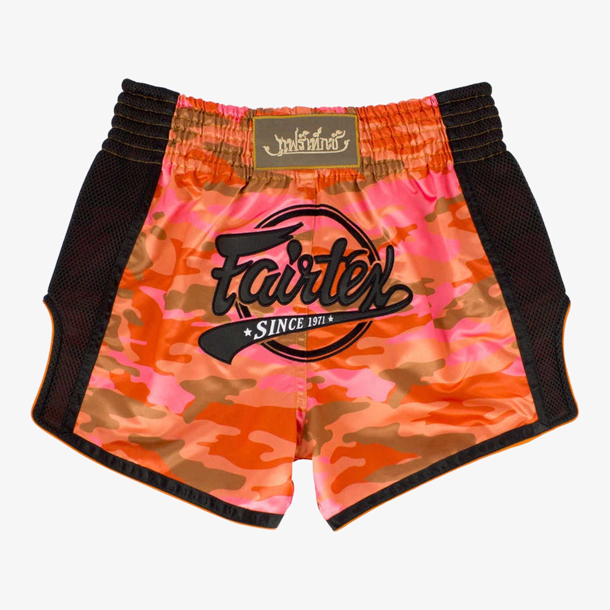 FAIRTEX Muay Thai Shorts, BS1711 in Orange Camo