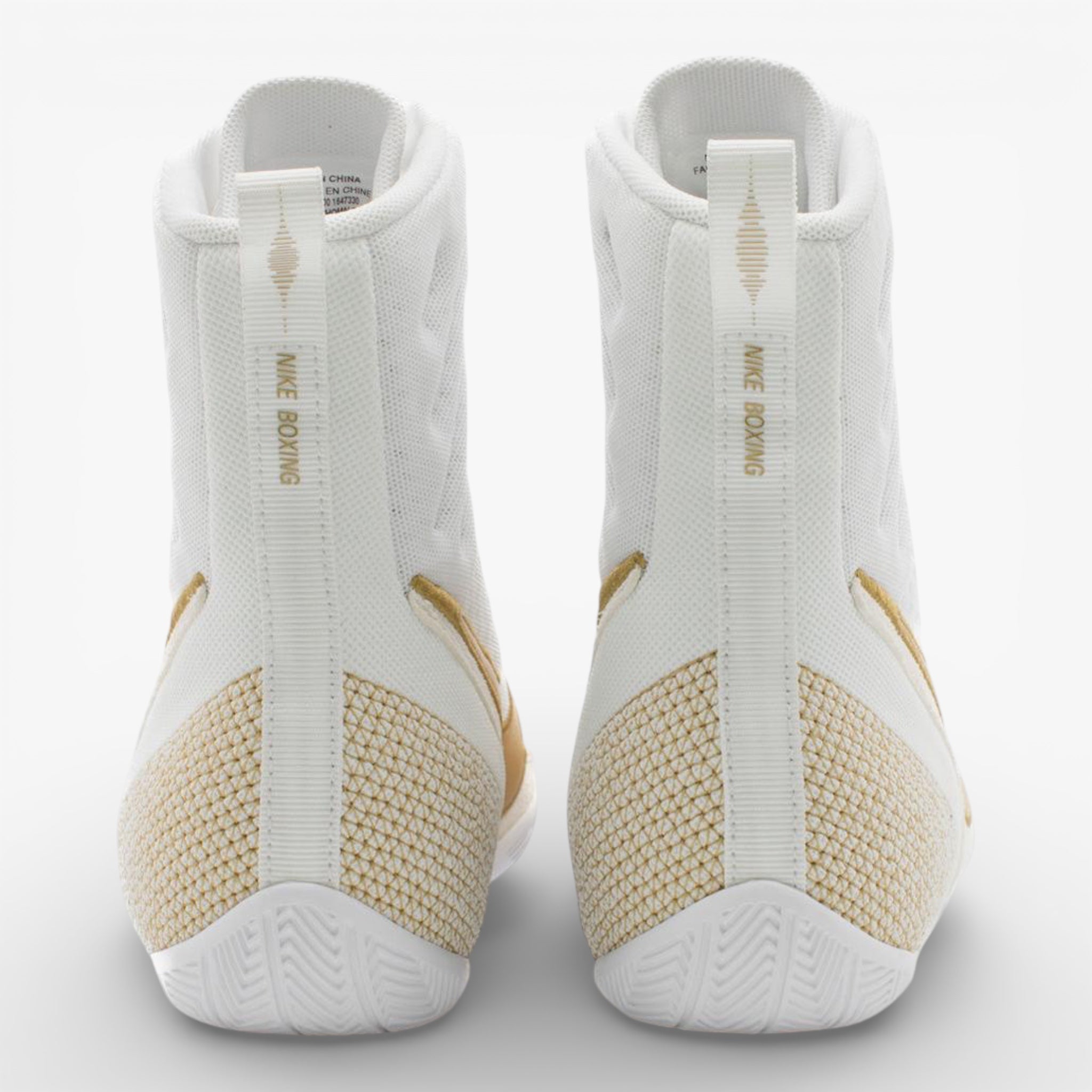 NIKE Boxschuhe, Machomai 3 in Weiß / Gold