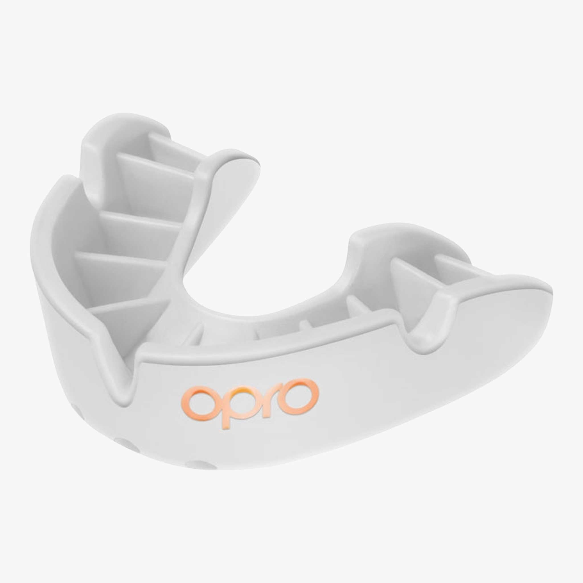 OPRO Mundschutz, Bronze in Weiß