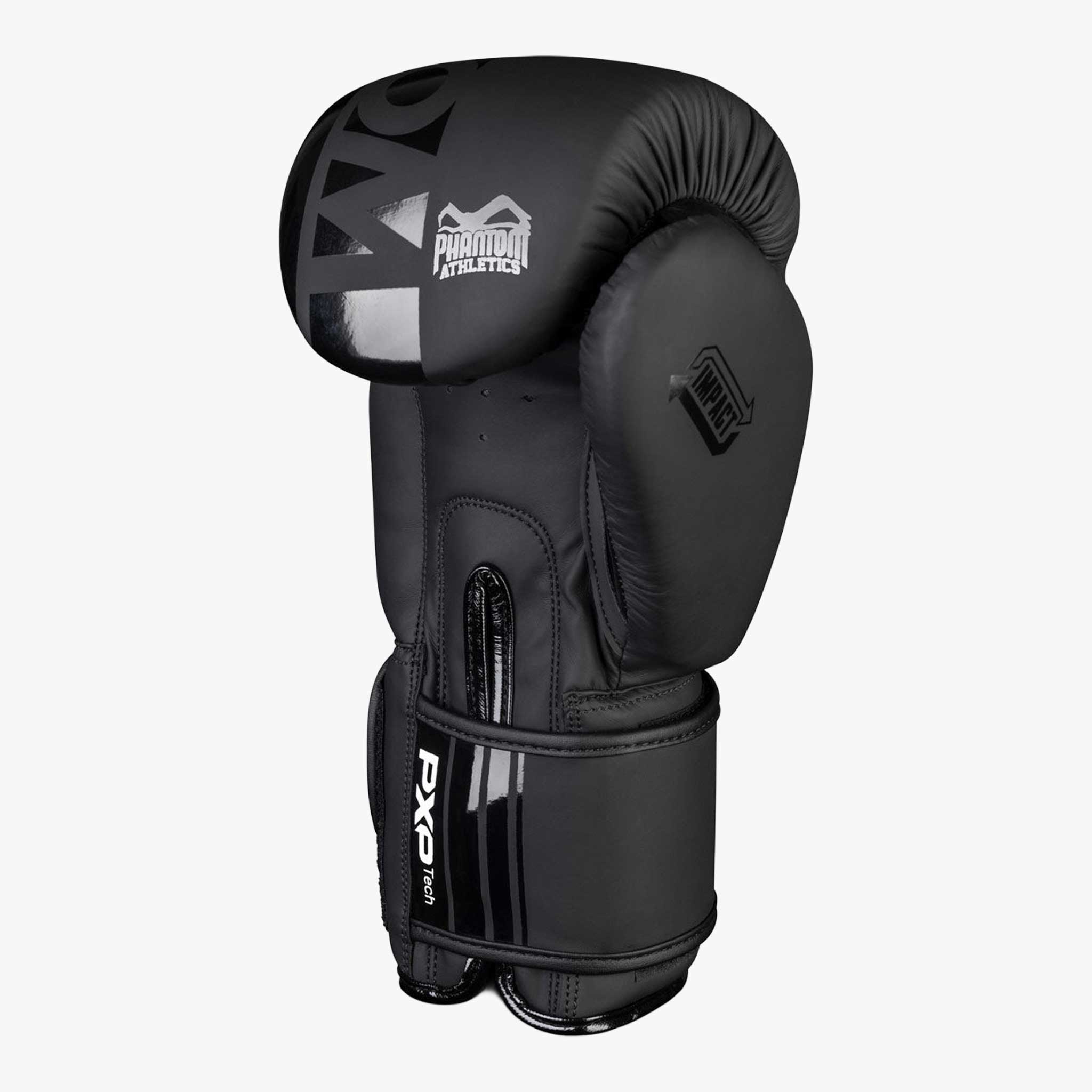 PHANTOM ATHLETICS Boxhandschuhe, APEX Schwarz / 16 oz
