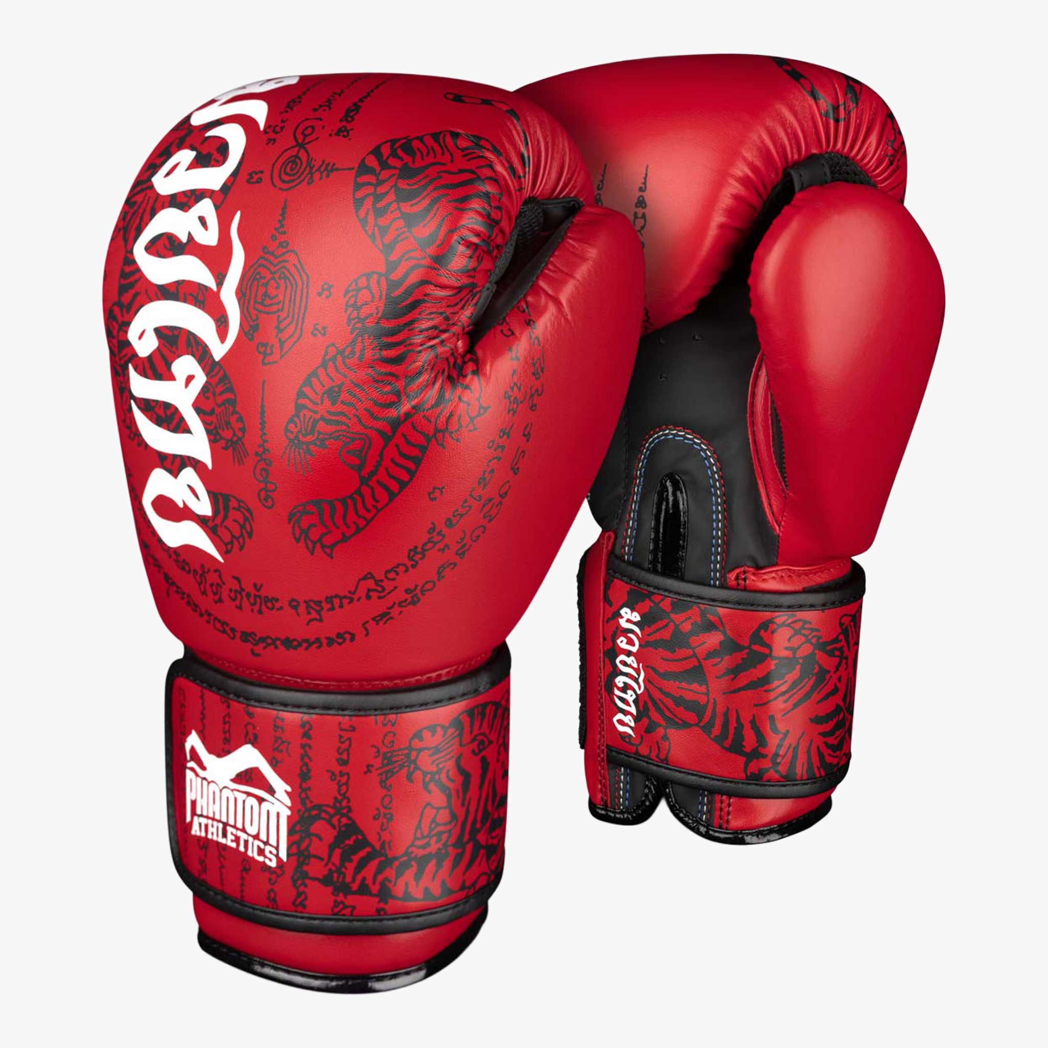 PHANTOM ATHLETICS Boxhandschuhe, Muay Thai Rot / 16 oz
