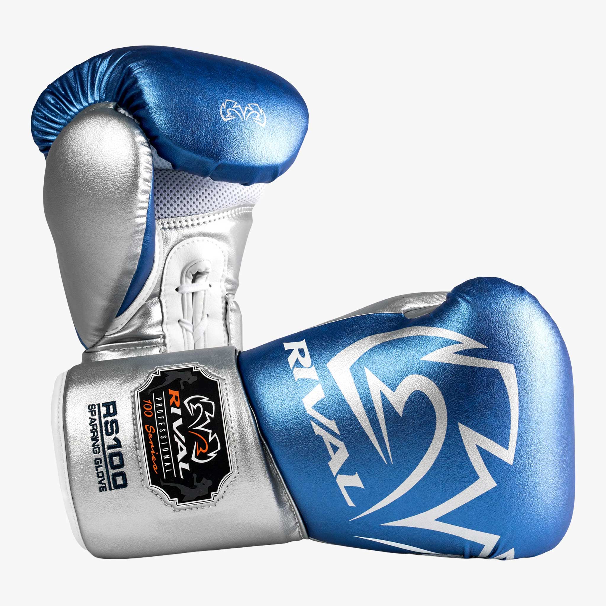RIVAL Boxhandschuhe, RS100 in Blau / Silber
